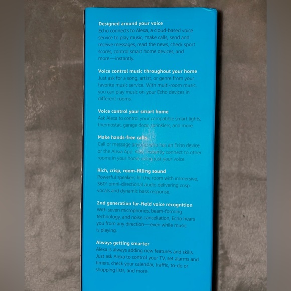 Amazon Echo Speaker - Picture 2 of 5